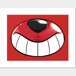 Pool toy muzzle, red Posters and Art